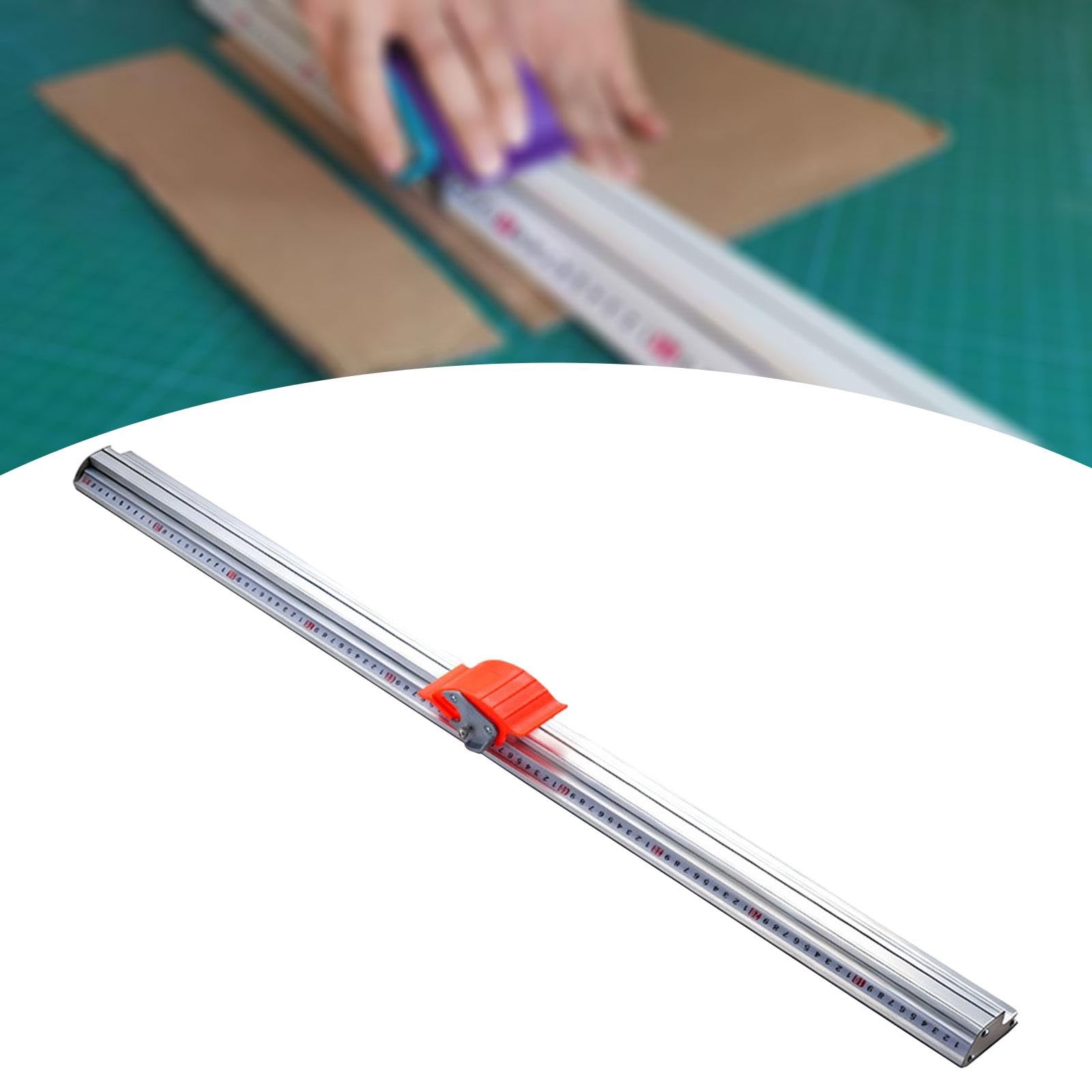 Colcolo Manuelles Schneidelineal, Schneidepositionierungslineal, praktischer manueller Papierschneider aus Aluminium für PVC-Fotopapier, 100cm