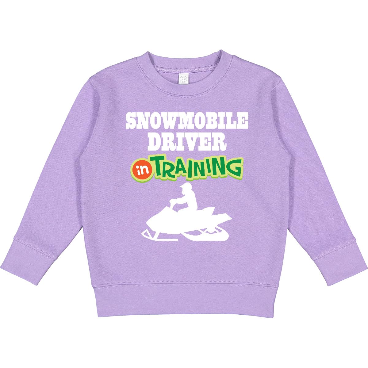 inktastic Snowmobile Driver in Training Toddler Sweatshirt 3T Lavender 2e4e2