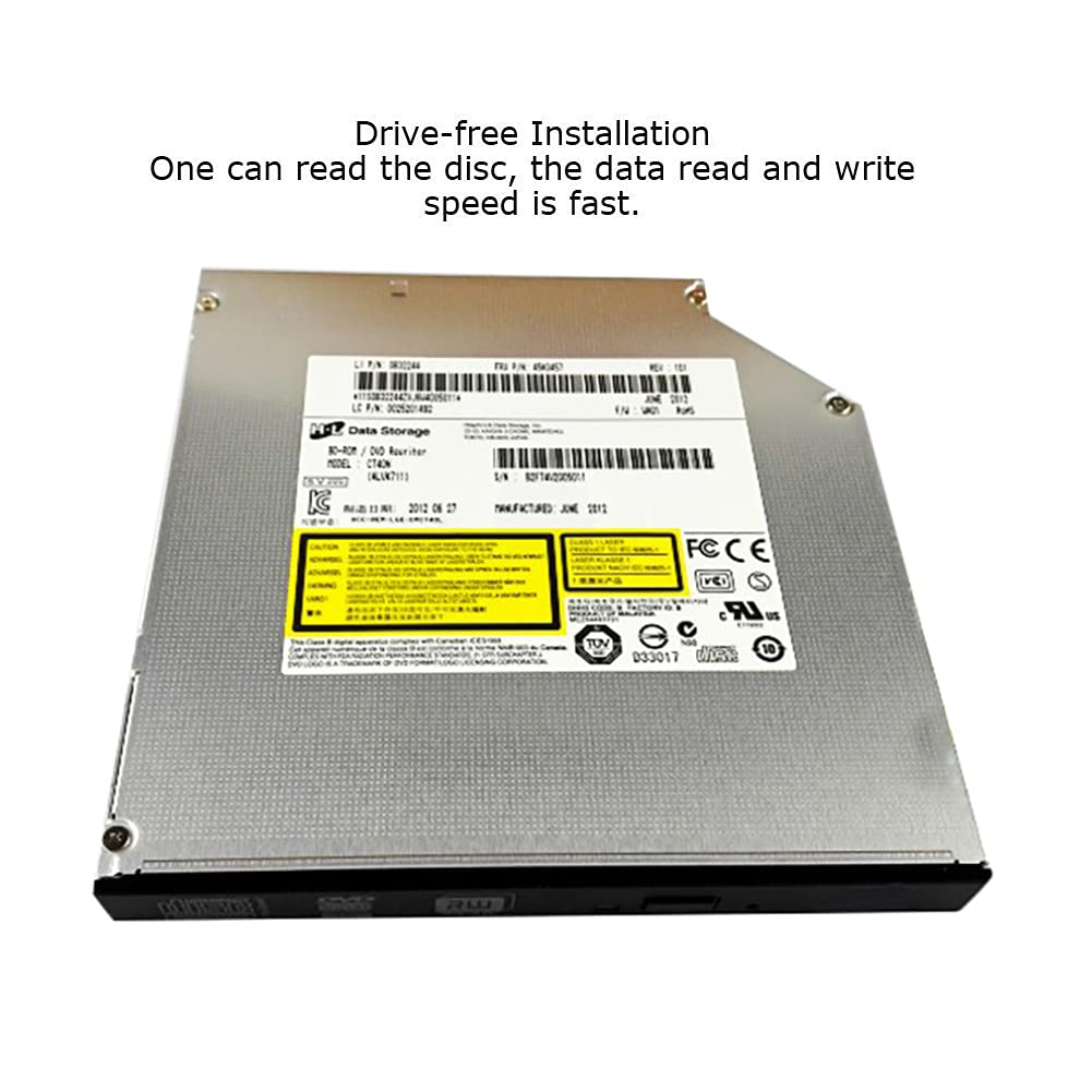 Reproductor óptico de grabación de DVD para ordenador portátil GTA0N GT50N GTC0N GT80N (12,7 mm)