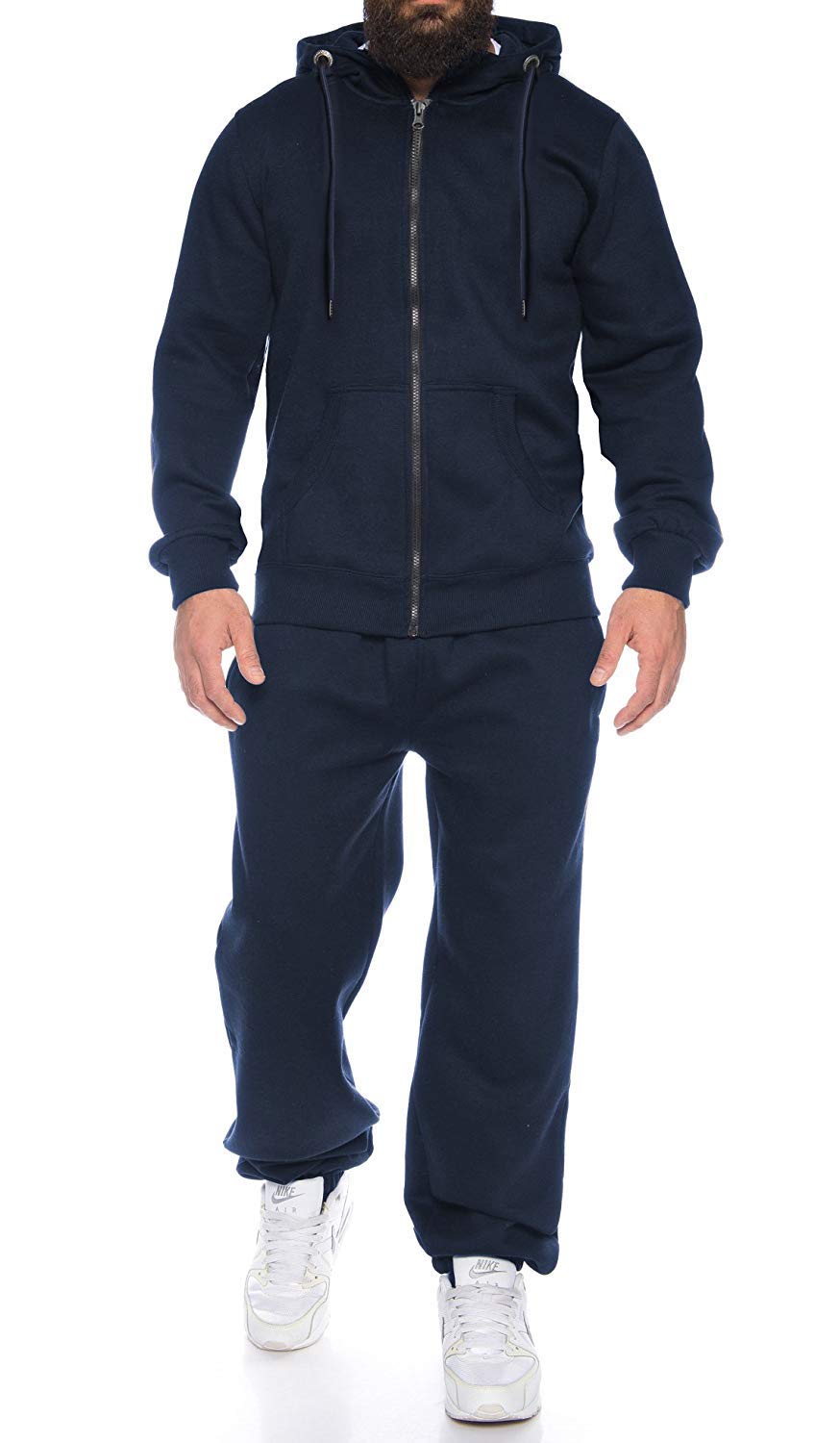 COOFANDY Sweatsuits for Men Long Sleeve 2 Piece Full Zip Hoodie Sweatpants Tracksuit Set Casual Comfy Jogging Suits S-4XL