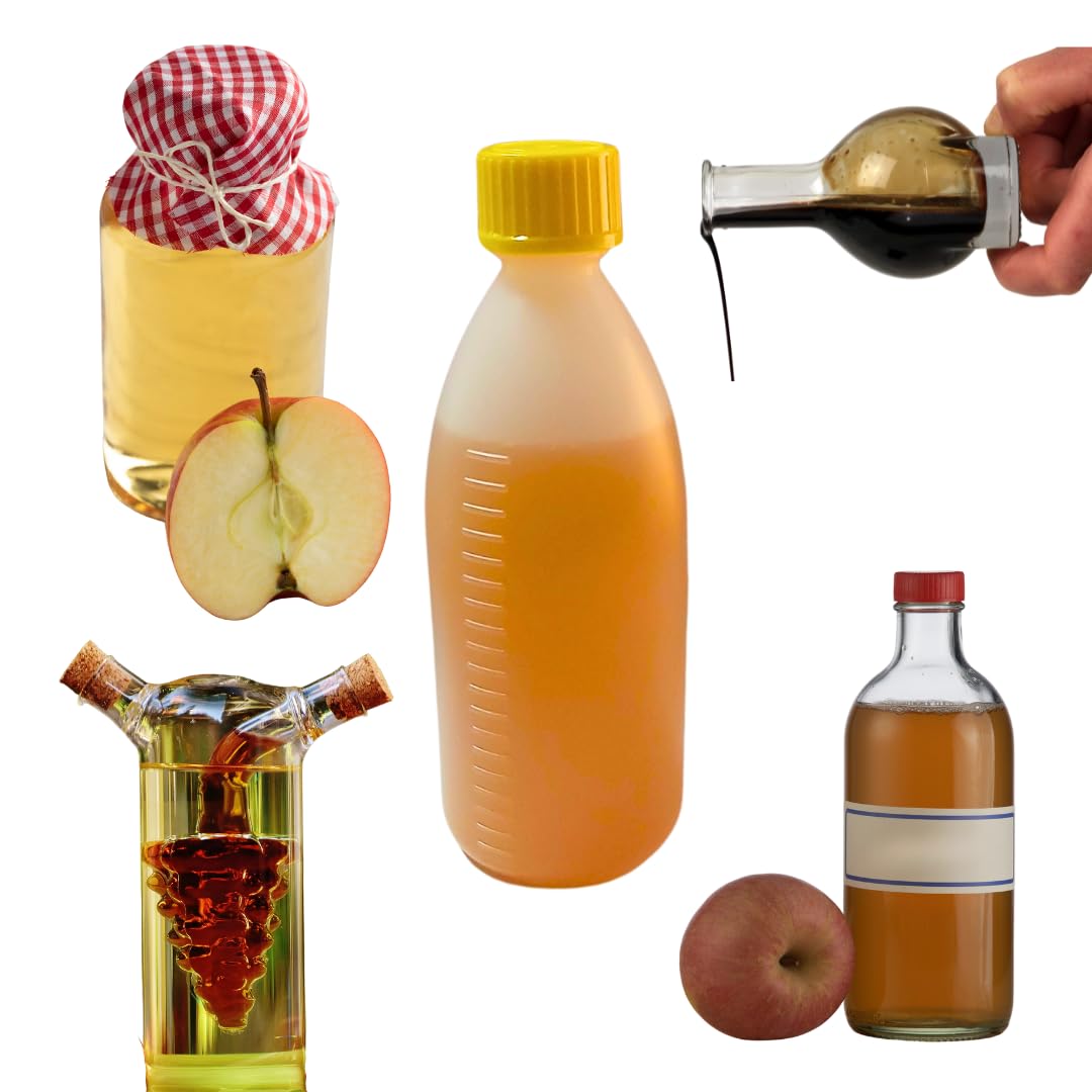 Kit para Hacer Vinagre Casero con Madre VINA 100ml – Base Natural para Vinagre de Manzana, Sidra, Vino, Frutas y Balsámico