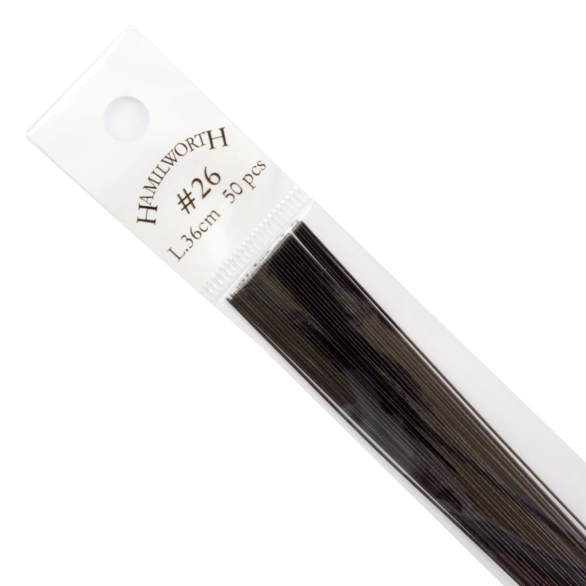 Hamilworth - Florist and Sugarcraft Wire Metallic Black - 26 gauge