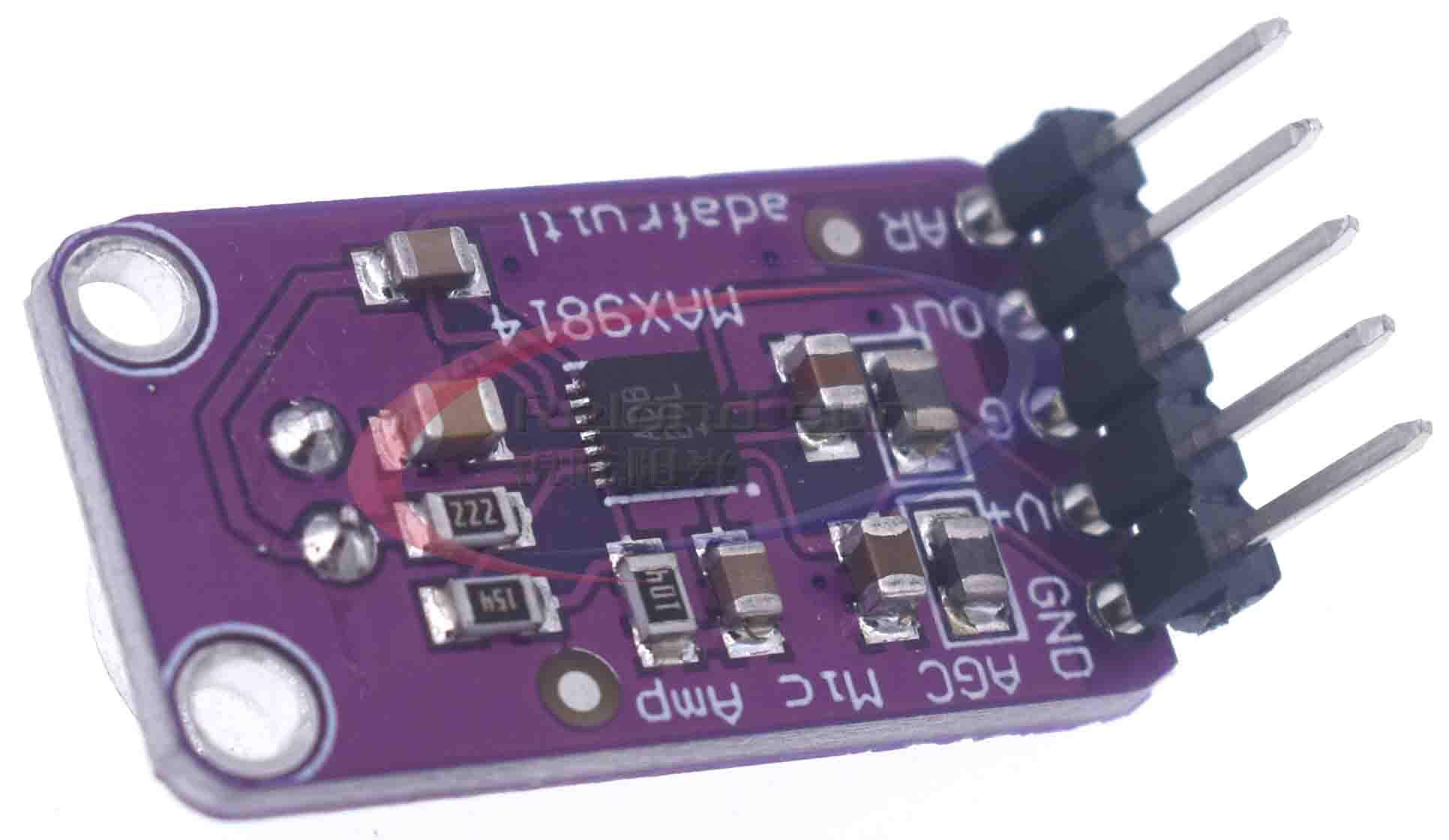 Electret Microphone Amplifier Stable MAX9814 Module Auto Gain Control