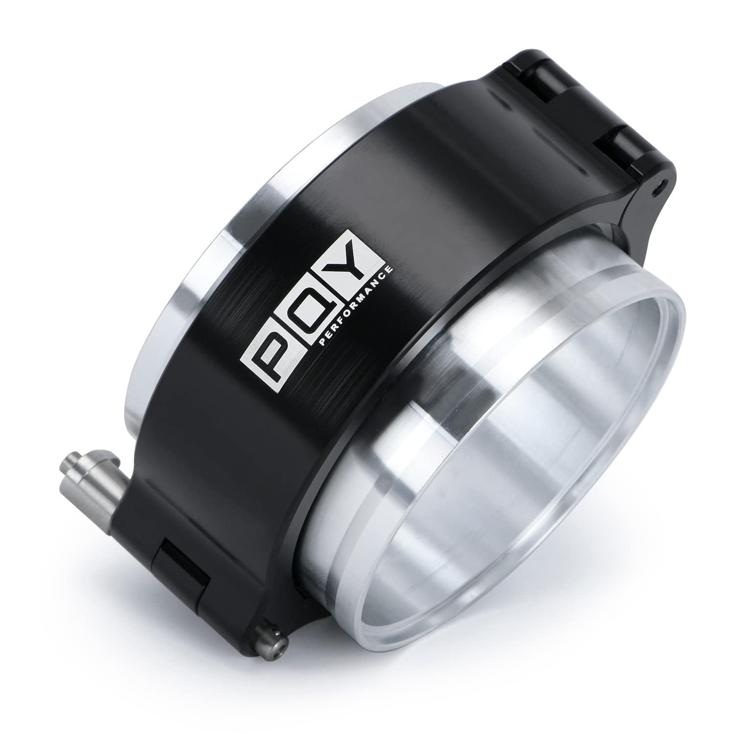 2.75 Inch Aluminum Quick Release V Band Clamp with Flange Intercooler Pipe Clamp Throttle Union Sleeve