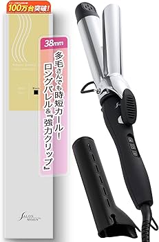 Amazon | 【 ゆるふわ 38mm 】SALONMOON サロンムーン カール ヘア