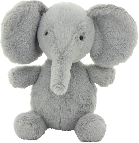 Plushland Juguetes de peluche de elefante suave, regalo para bebés, niñas, niños, gran decoración para guardería, habitación, cama, color gris, 9