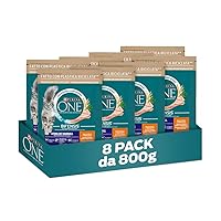 Purina One Bifensis Crocchette Gatto Sterilcat Hairball, 8 Confezioni da 800 g