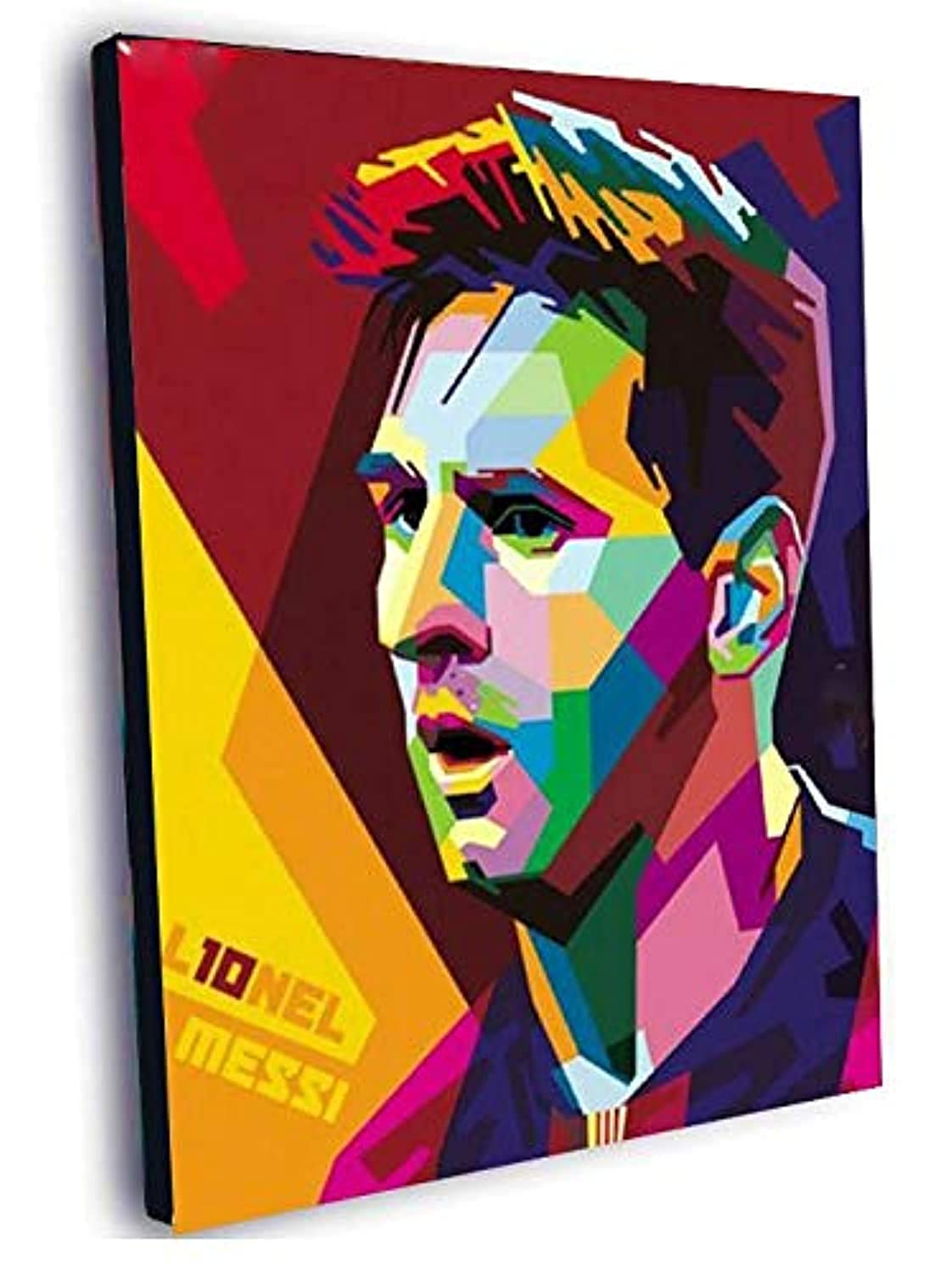 Canvascrafters Art Messi- Popart Canvas Frame,40x30cm
