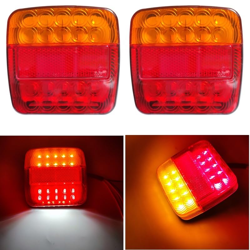 Feux d'arrêt et pour virage étanches 26 LED pour sécuriser votre remorque de bateau - 7