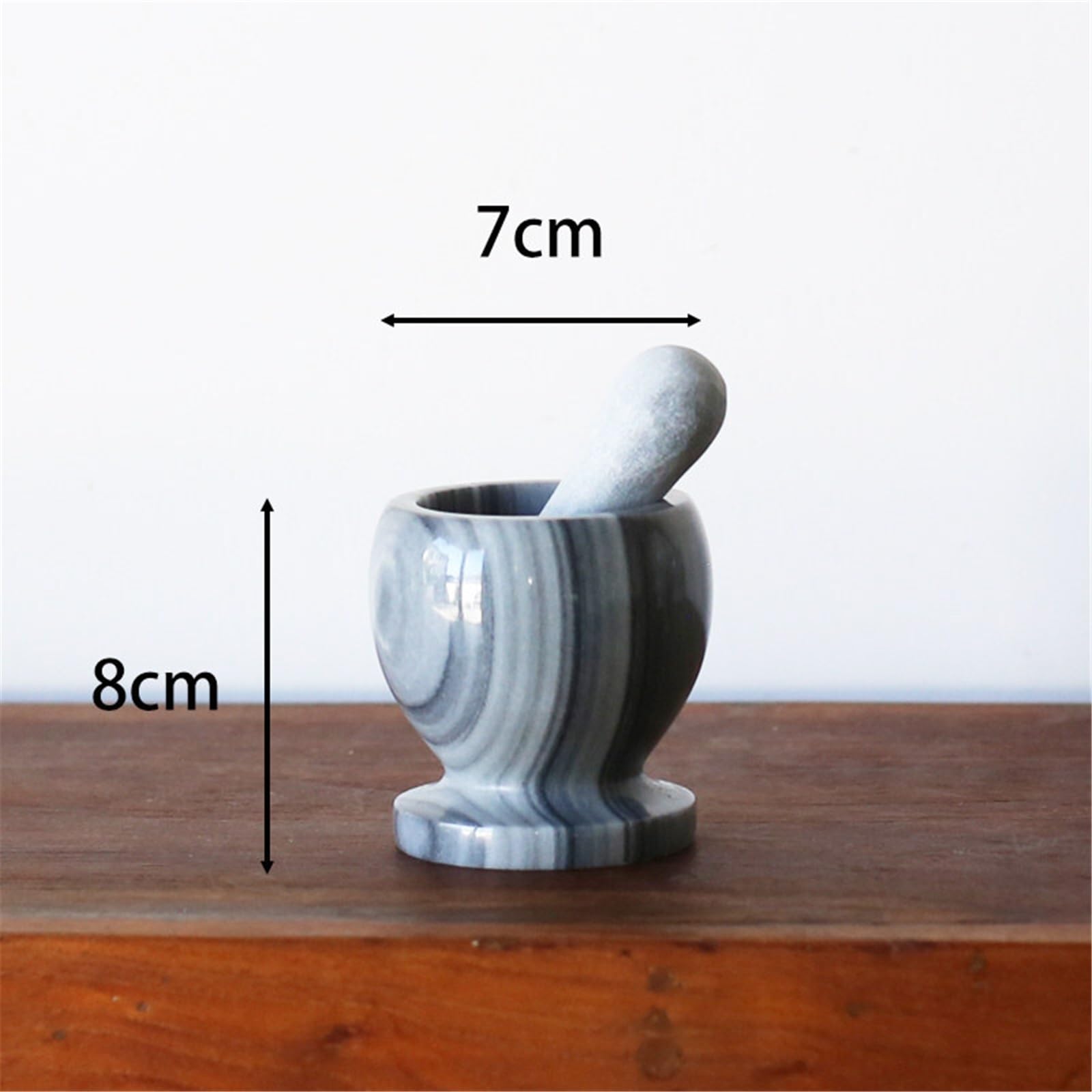 Pratico Macinaspezie Utensile da cucina manuale in marmo stile vintage for uso domestico