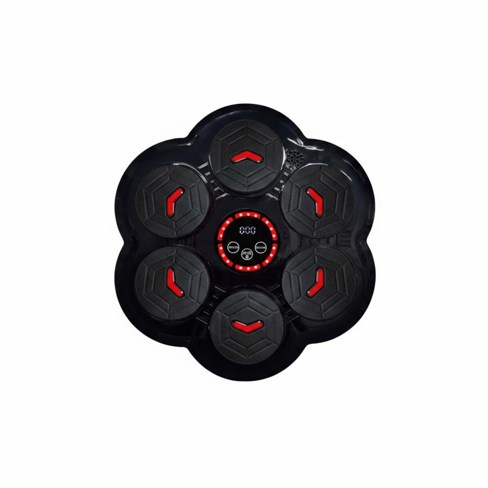 Boxing Machine with Music Lights Boxing Target Space Saving Smart Punching Pad for Adults, Kids, Home Gym, Training 6-Hole Dual Light Mb-image-7