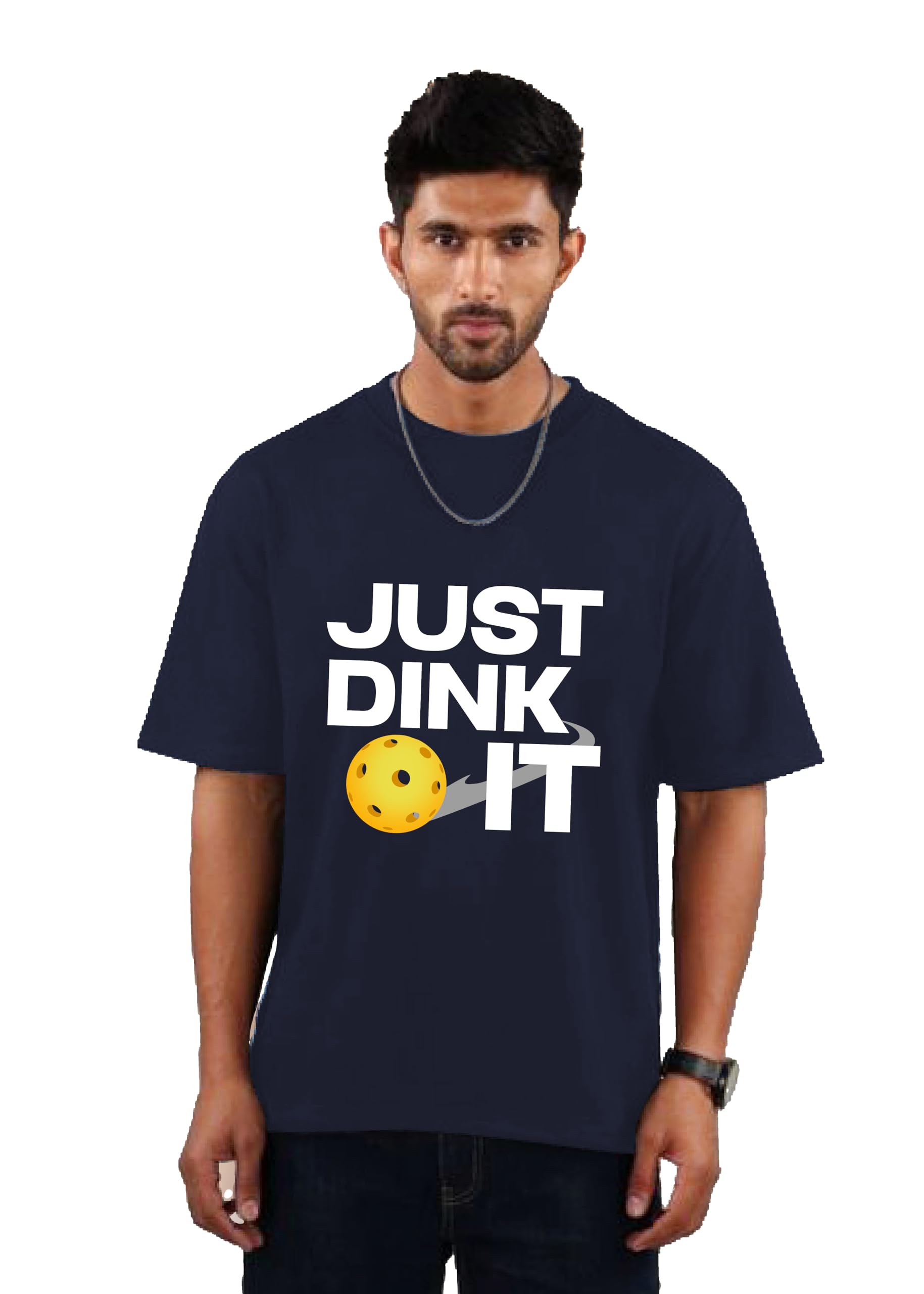 CHKOKKO Men's Quick Dry Round Neck Breathable Printed Regular Fit Pickleball T-Shirt for Gym Activewear Running Workout Training Fitness Sports Activities-picture-30