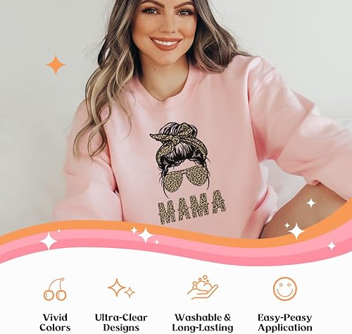 Miniatura 4 de 9 hojas de vinilo de transferencia de calor para el día de San Valentín, lindo corazón de amor, vinilo HTV para planchar o directamente para