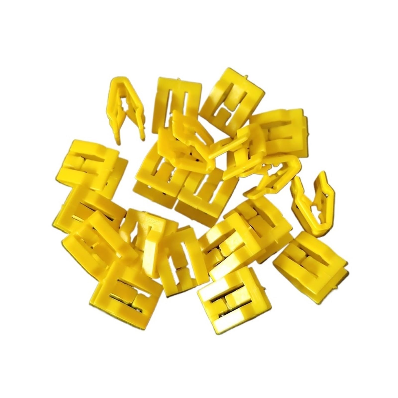 KXFVYNE 50Pcs Plastic Auto Instrument Panel Dashboard Retainer Rivet Snaps Clips Fastener(Yellow)
