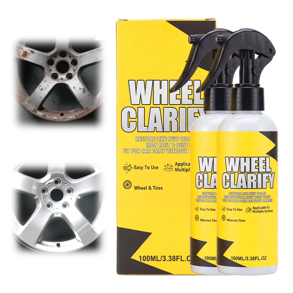 Rust Remover Spray for Metal 100ML 3 38FL OZ Fast Acting for Automotive Parts Tools Stainless Steel Wheel
