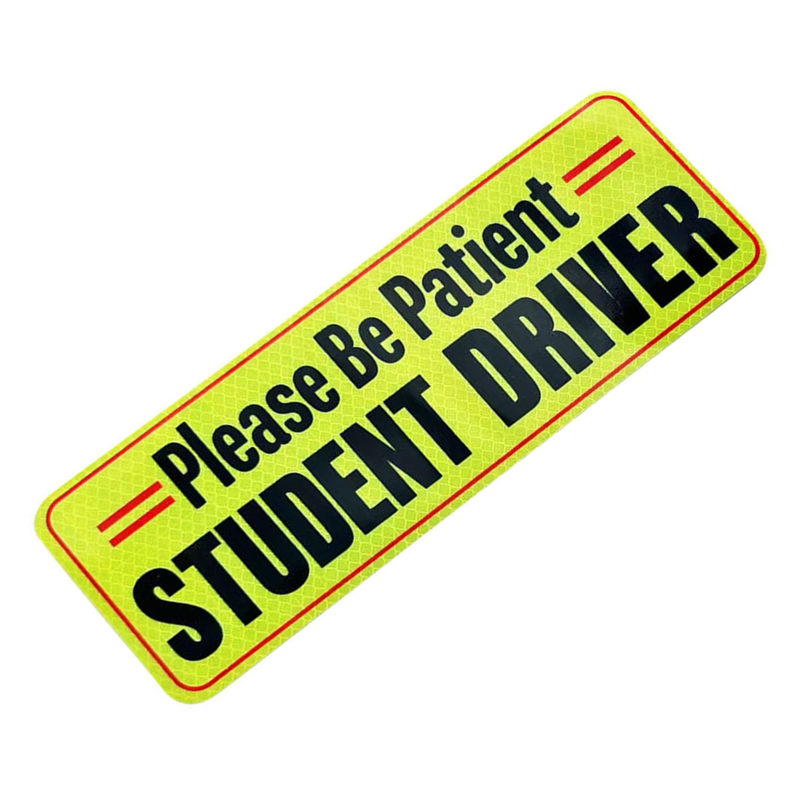 Reflective Sticker New Driver Magnet for Car Warning Driver Magnet Student Signs Beginner