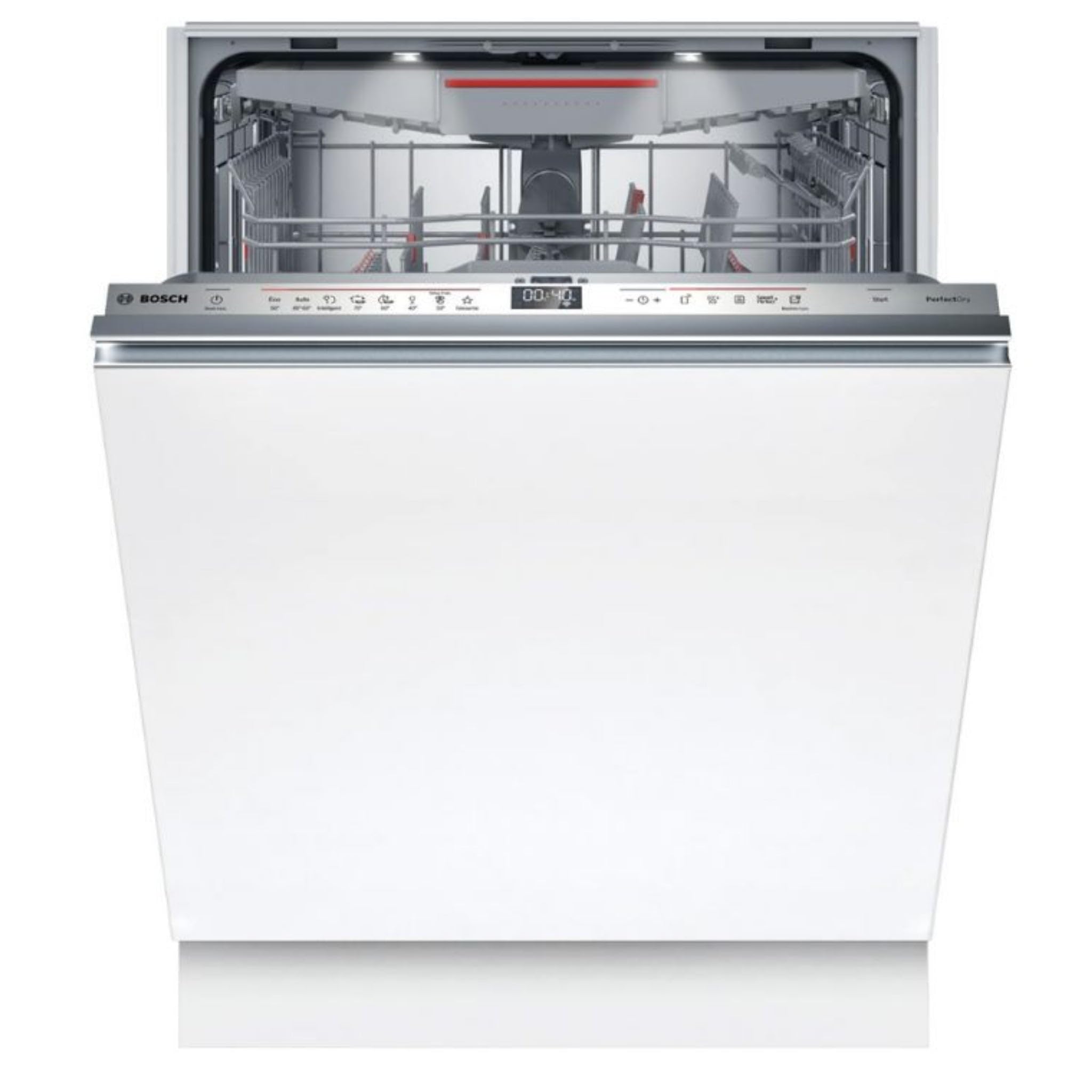 Bosch SMV6ZCX16E, seria 6, w pełni zintegrowana zmywarka z szufladą na sztućce, 60 cm, inteligentny program, koszyki Max Flex, szuflada Vario, Rackmatik, Home Connect
