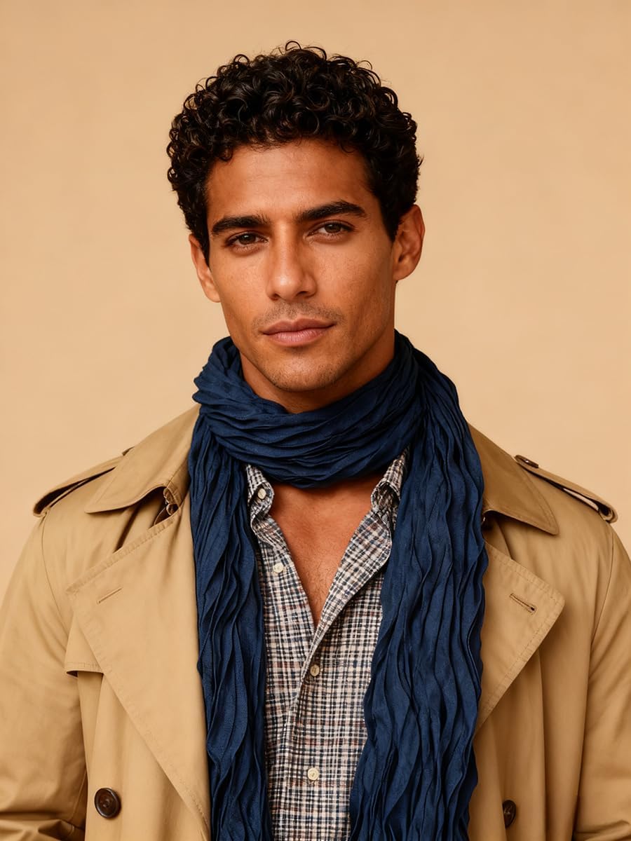 3 Packs Cotton Hemp Shawl Wrap Long Head Neck Scarf for Women and Men Lightweight Four Season Use - Image 6