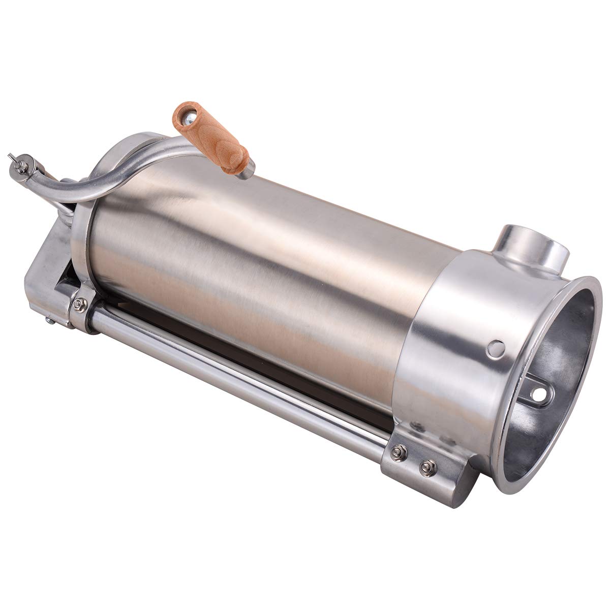 RELAX4LIFE Wurstpresse 3kg Manuell - Edelstahl Mit 4 Füllrohren & Tischklemme