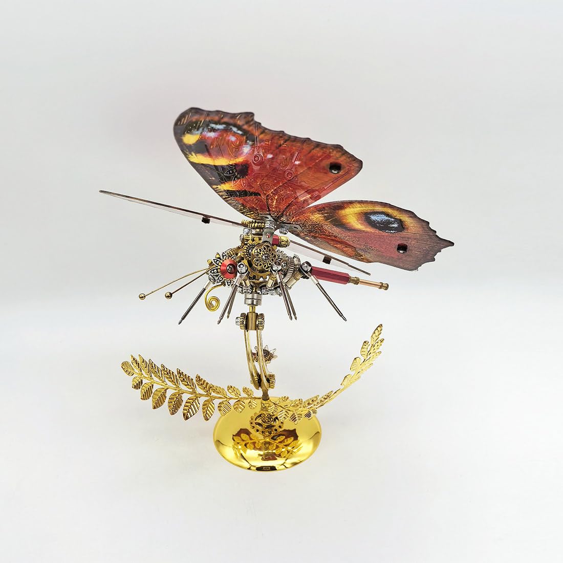 Kit puzzle 3D in metallo a forma di farfalla, montaggio fai da te SteamPunk meccanico insetto, regalo per gli appassionati di modelli di insetti (100+PCS)