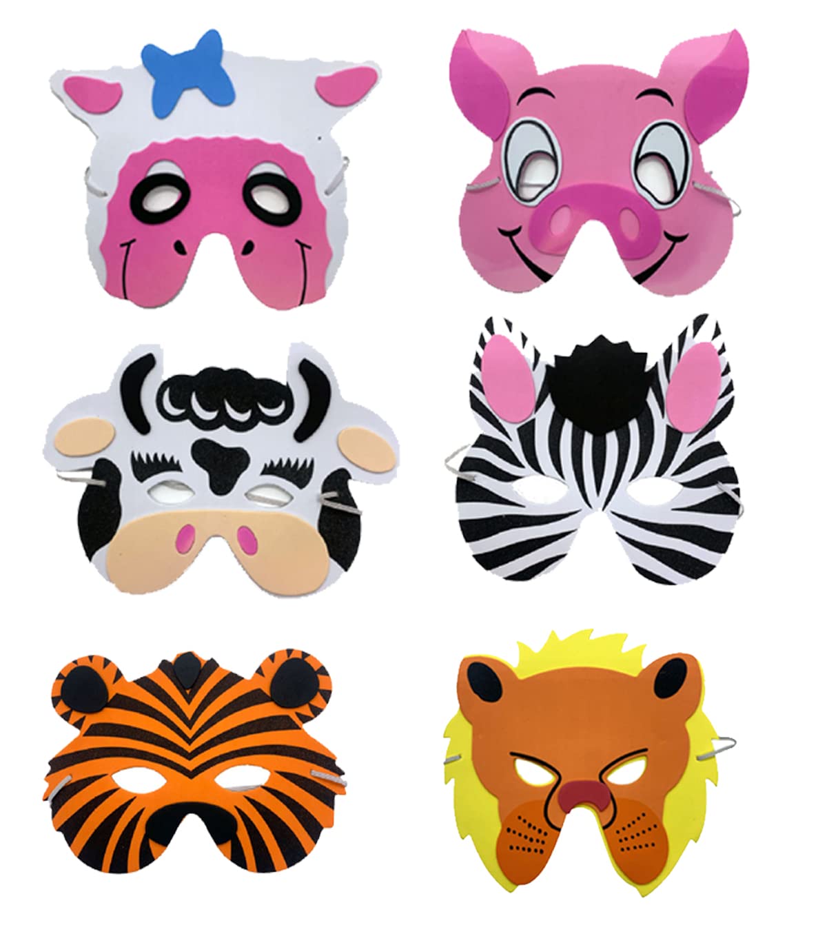 FancyDressWale Superhero Mask for Kids birthday party flavour (Set of 6 Animal Mask- Design-1) (B0C38PVKHY) Amazon Price History, Amazon Price Tracker