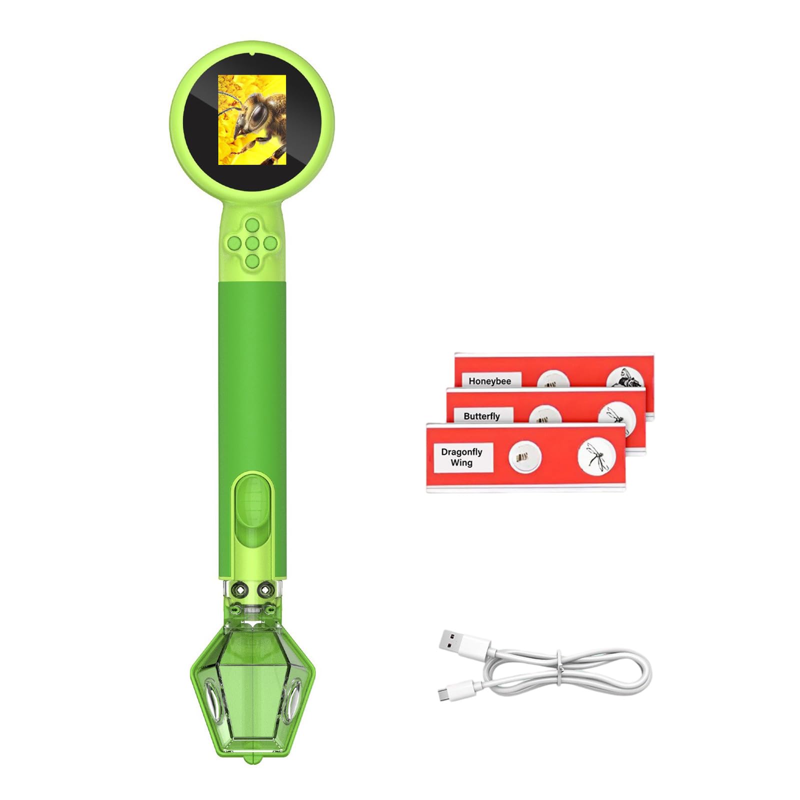 APGLSXY Microscope Magnifier Lenses Spiders Catcher Tool with Safe Release Mechanism for Wasps and Spiders Indoor Outdoor Use Adjustable Length Wasps Catcher for Bedroom/Outdoor