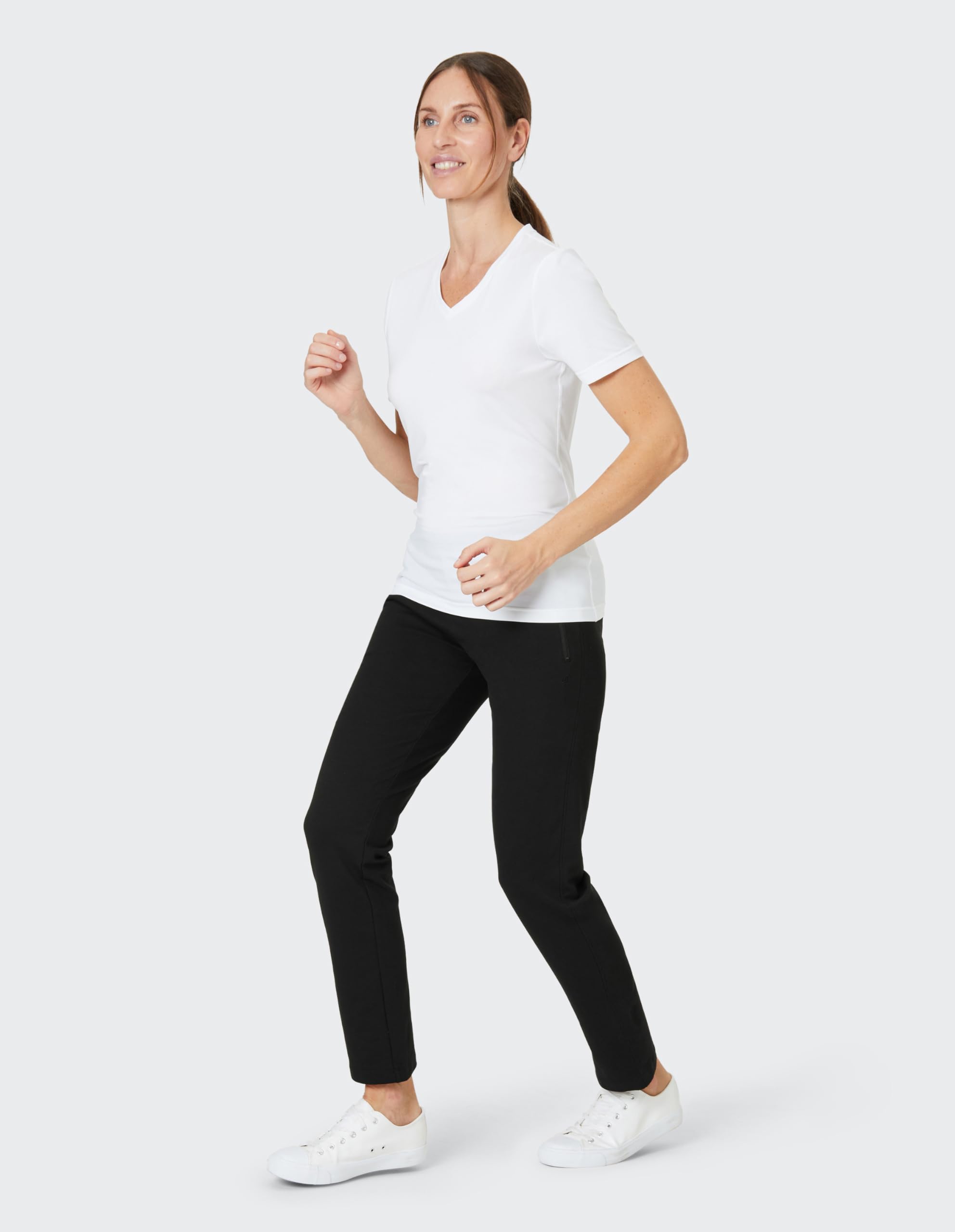 JOY sportswear Sheryl Damen Freizeithose lang mit Seitentaschen für Freizeit, Sport & Fitness