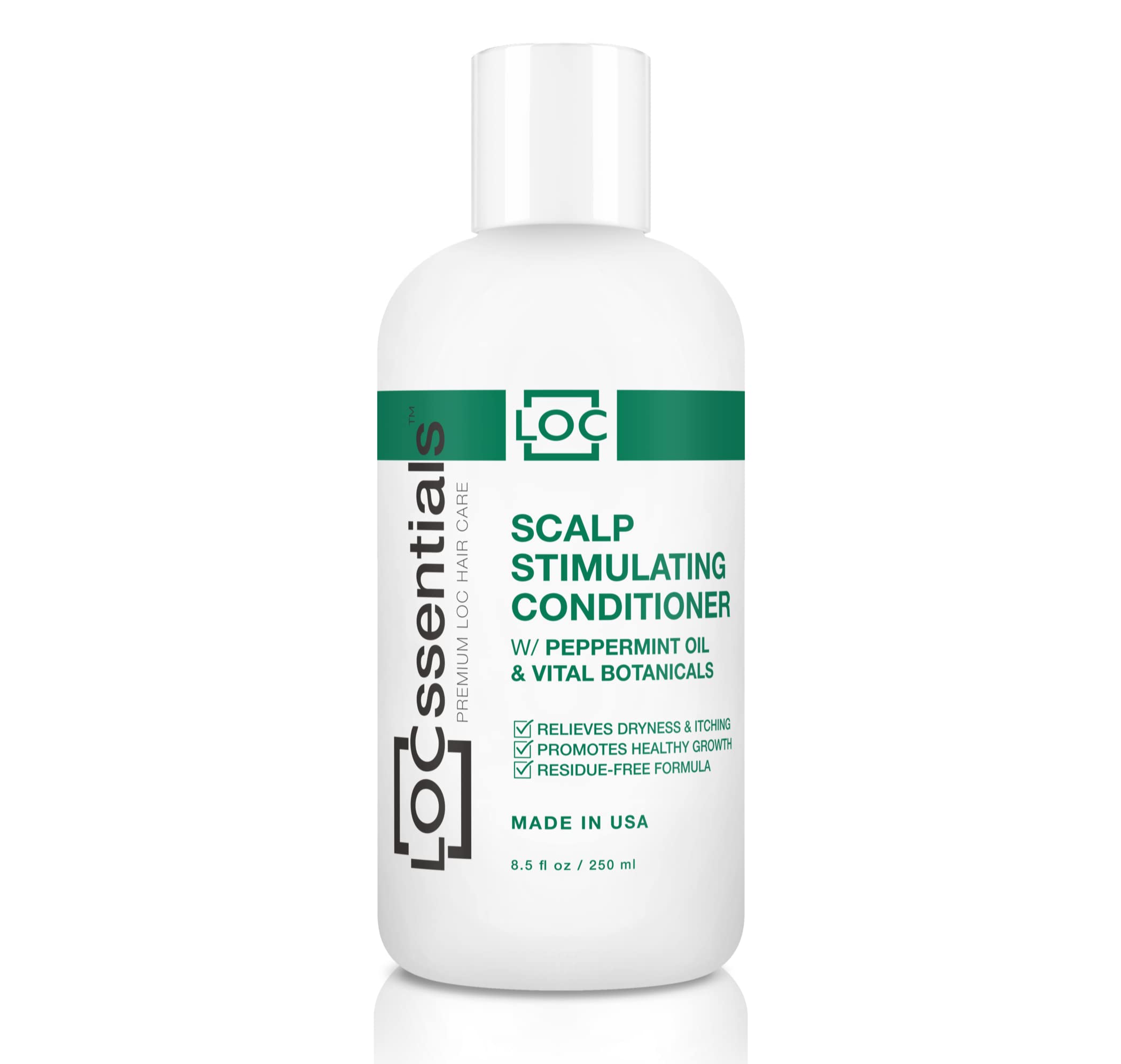 Scalp Stimulating Conditioner for Dreadlocks - Professional Dreadlock Conditioner for Locs, Interlocks, Sisterlocks, Microlocs, Twists - with Peppermint Oil & Botanicals - Silicone-Free