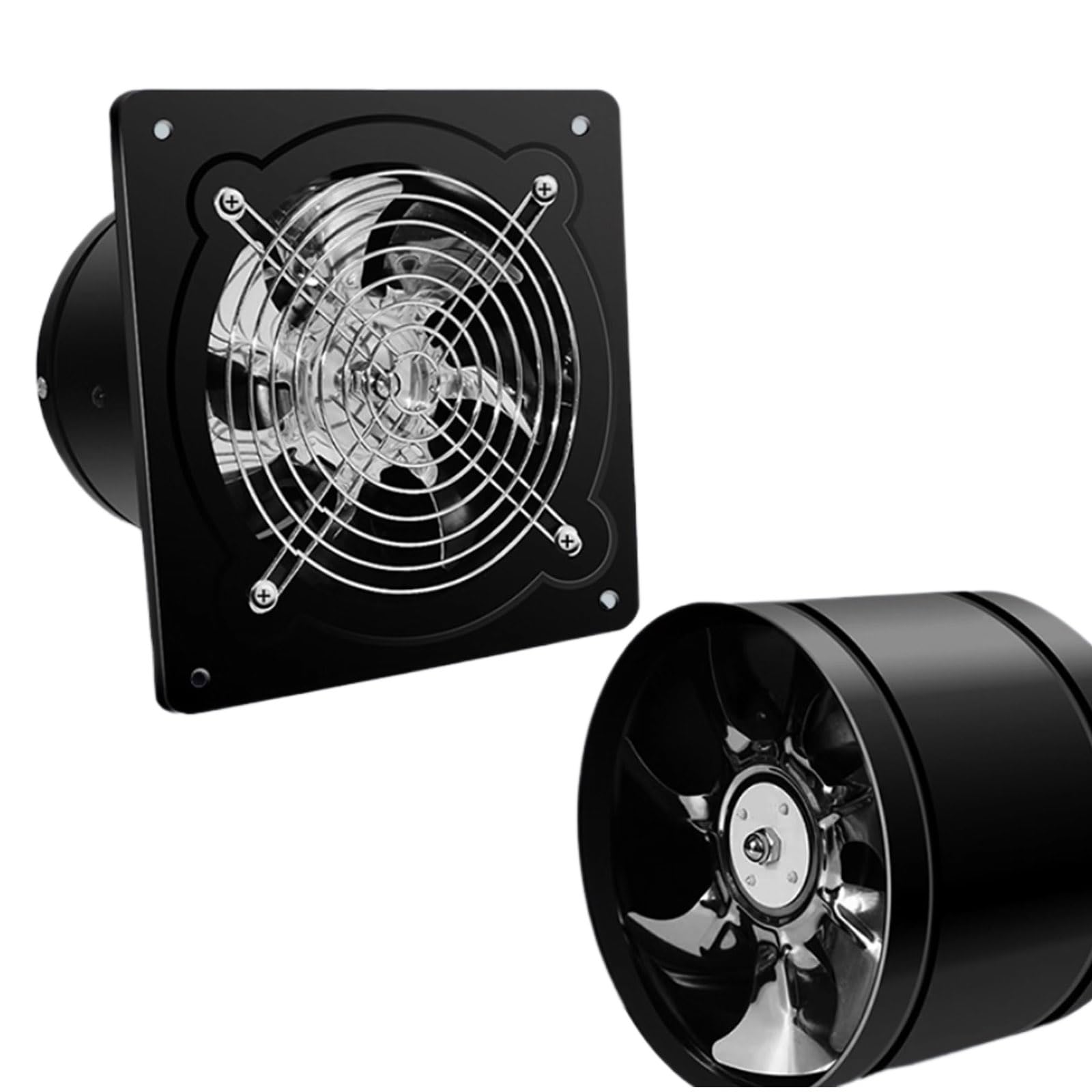 HYZHANHONG 4-16 Inch Explosion Proof Industrial Axial Flow Blower Wall Mounted Exhaust Fanhome Kitchen Bathroom Air High Speed ​​Ventilator (Low Noise),16 Inch