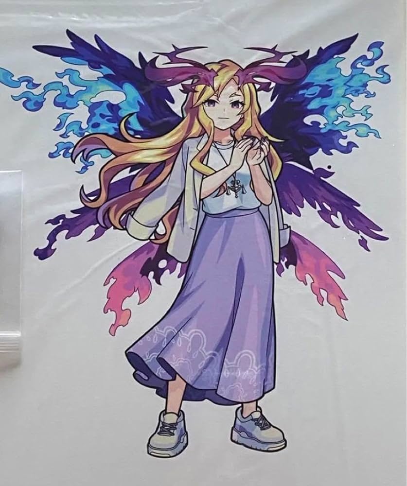 モンスト　高精細複製イラスト　ルシファー　winter モンスターストライク モンスターストライク 高精細複製イラスト 新生・堕天の王 ルシファー