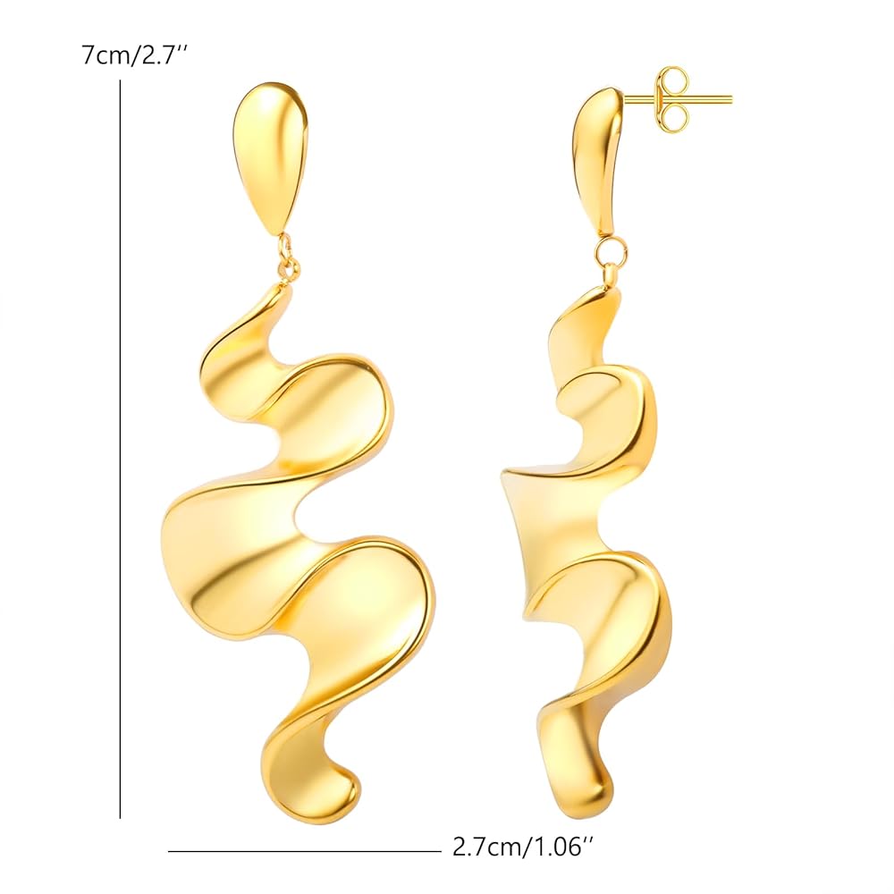 [STONE HENgE] 韓国☆14K Gold☆New LuckyU F0400 Earrings 11mm ZINZI gold plated silver stud earrings in organic