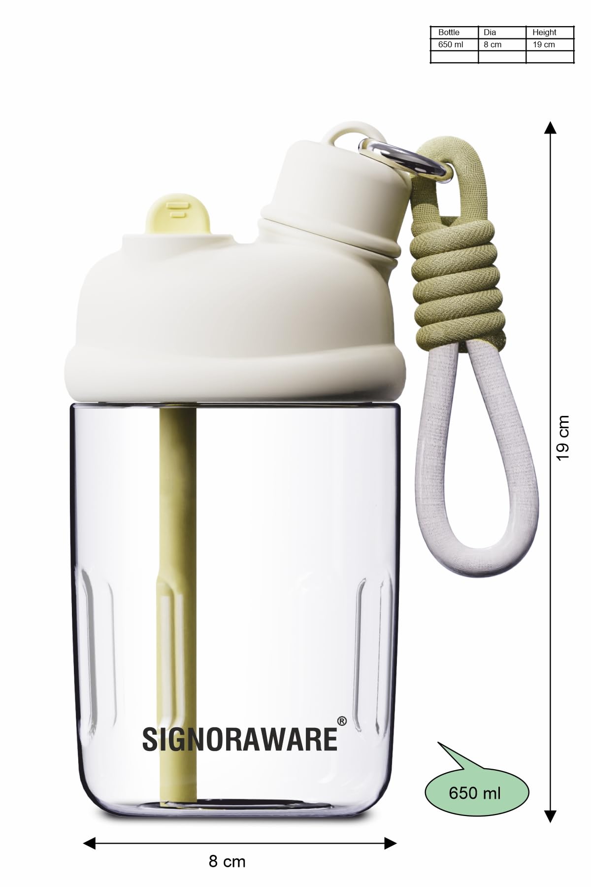 Signora Ware Bunny Kids Water Bottle - BPA Free -2