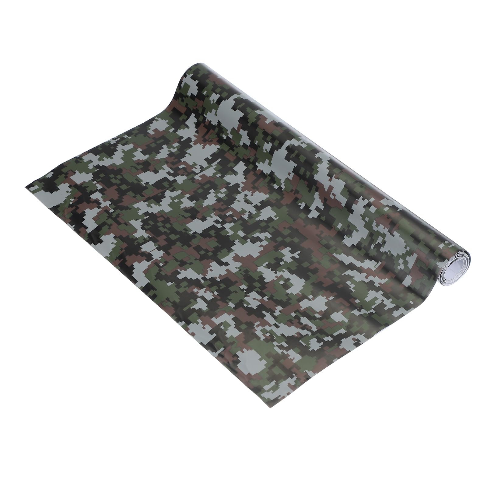 PATIKIL Folia kamuflażowa, 30 x 150 cm, rolka maskująca, 30 x 15 m, cyfrowa naklejka na samochód, do zakrywania łuków, kamer i innych akcesoriów myśliwskich, kolor ciemnozielony