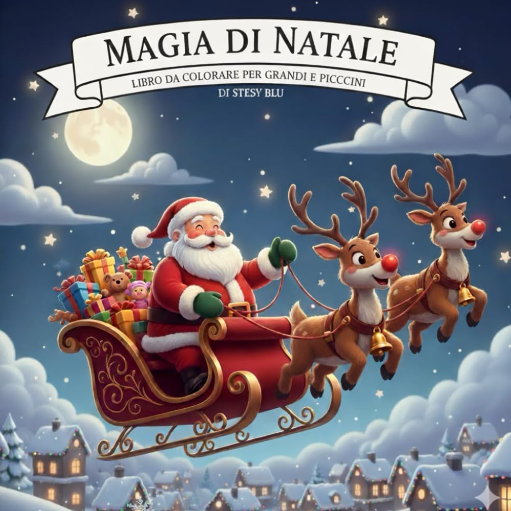 Magia di natale: Libro da colorare