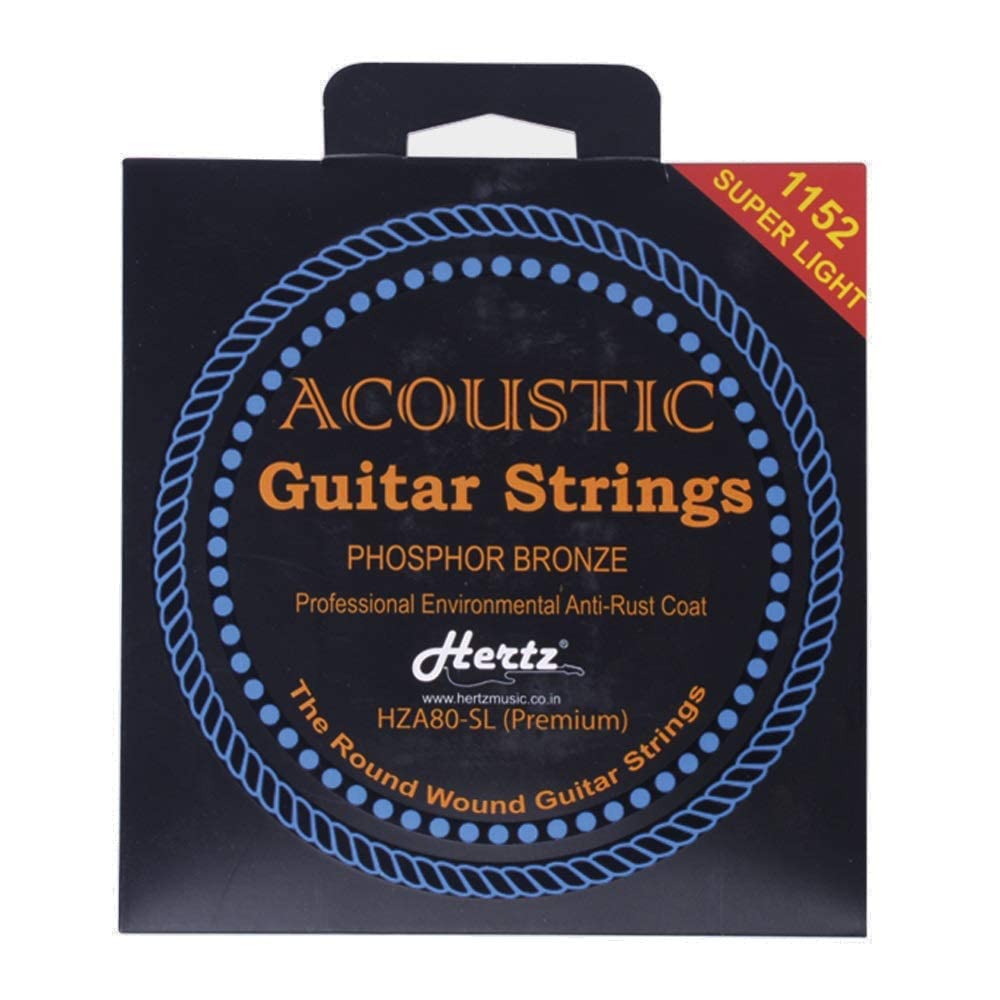 Hertz HZA80 SL Acoustic Guitar Strings Amazon.in Musical Instruments