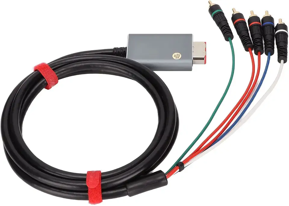 Cabo YPbPr de Vídeo Componente Cabo AV Digital Plug and Play Durável para Imagens Mais Nítidas Comprimento de 1,8 M Compatível Com Todas As TVs