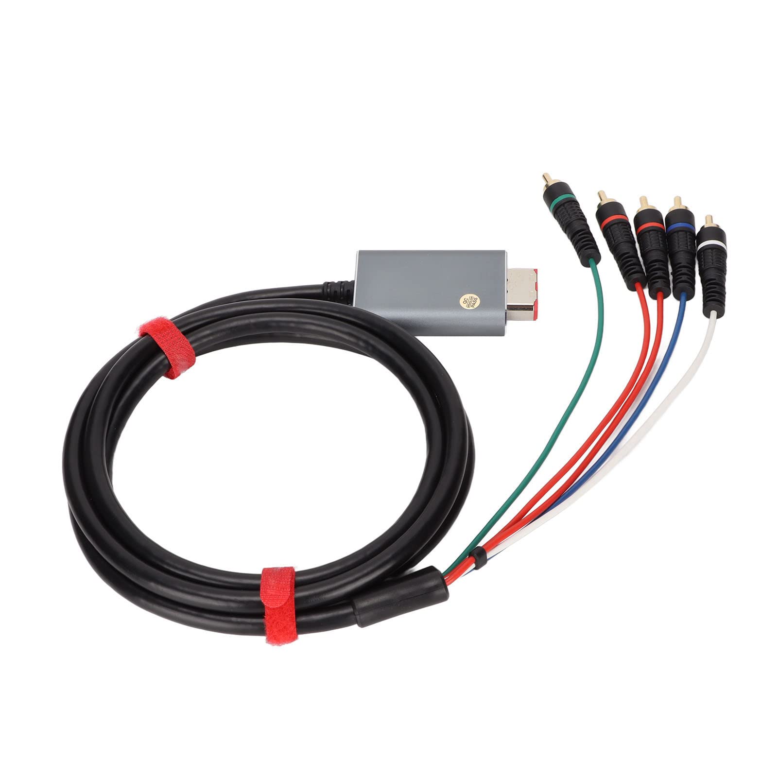 Ulepszony Kabel Komponentowy HD AV YPbPr do, Podwójnie Ekranowany Kabel Typu Plug and Play Zapewniający Wyraźniejszy Obraz