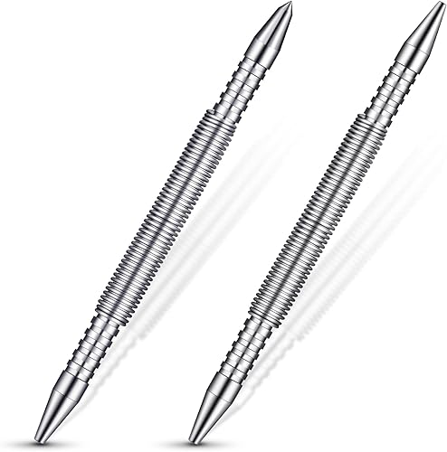 Juego de uñas y herramienta de pasador de bisagra fijador de uñas de doble cabeza de 332 pulgadas y 432 pulgadas con herramienta de extracción de