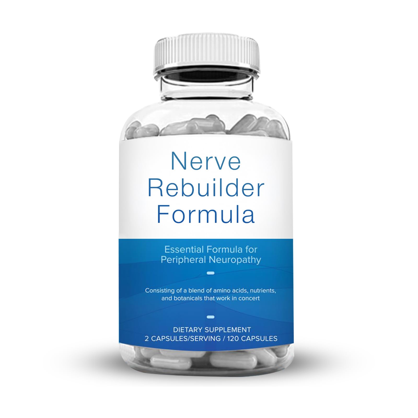 M PAIN MANAGEMENT TECHNOLOGIES Nerve Support Supplement - Nitric Oxide/L-Arginine - Feet Hand Legs Toe Maximum Strength Nerve Support Formula 120 Caps
