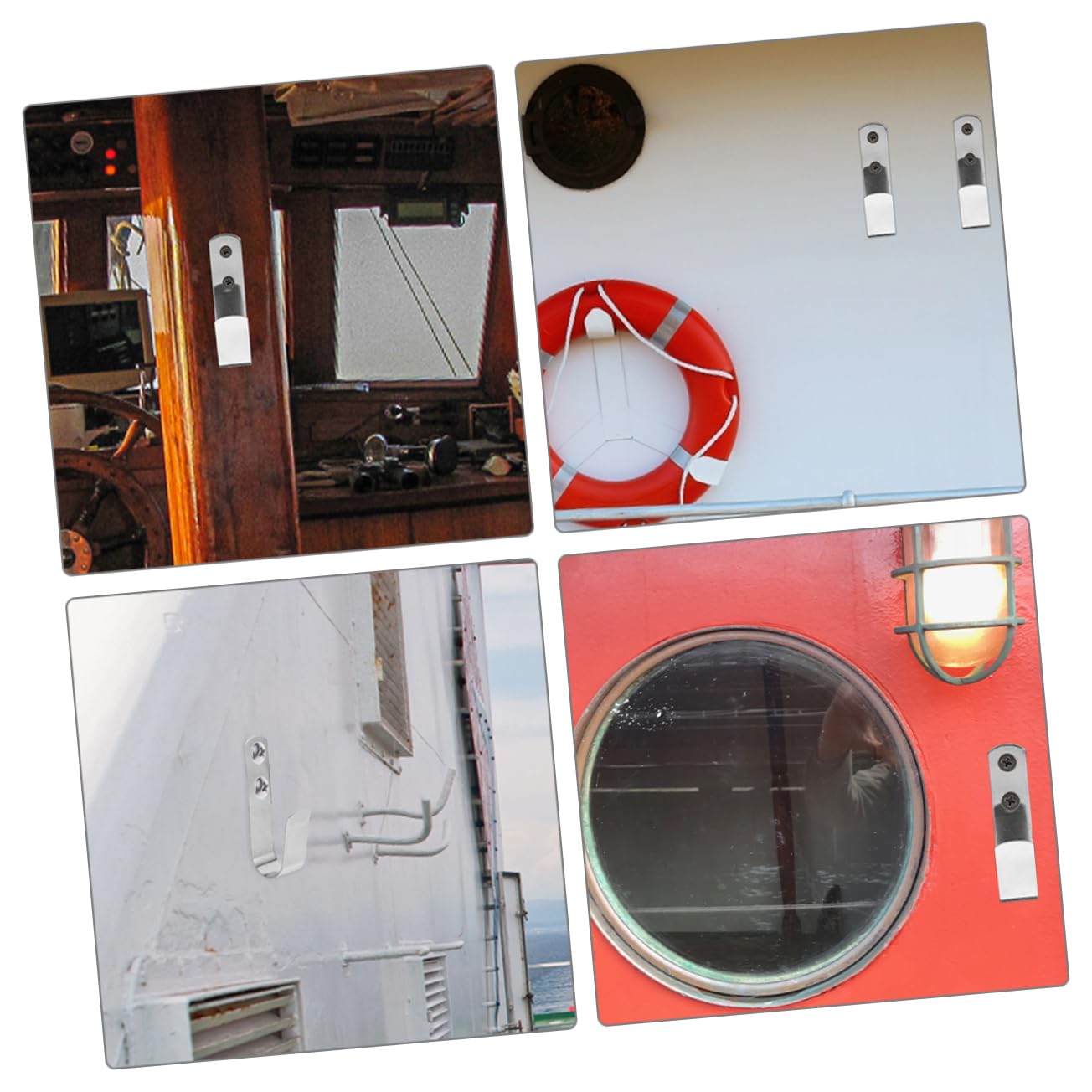 PRETYZOOM Multi-Function Yacht Accessory Anti-wear Boat Hanger Sturdy Storage Hook for Boat Hooks