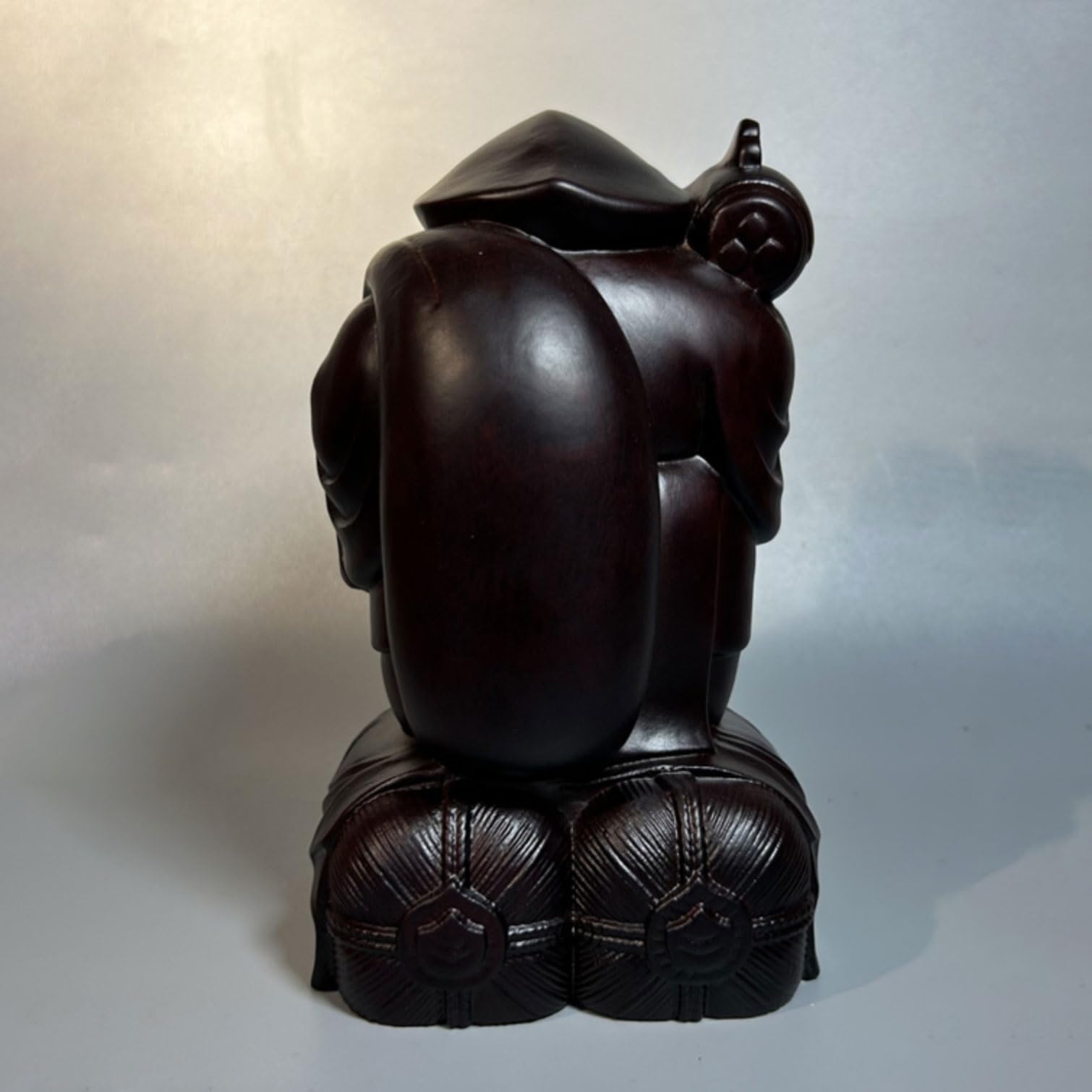 Amazon｜大黒様 木彫り 七福神 大黒天 置物 黒檀 仏像 フィギュア 木製 