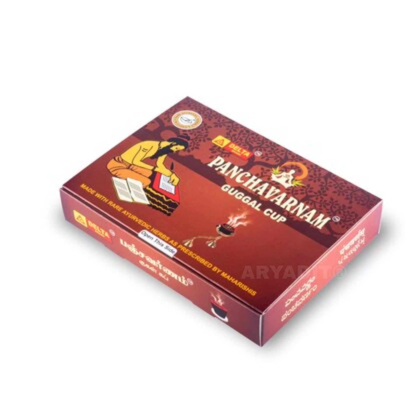 Crown Warriors Sambrani Guggul Dhoop Cups (Pack of 12 Cups) for Pooja & Havan at Home, Office, Temple & Festivals | Natural Original Guggal Dhoop Cones, Loban Fragrance, Dhuni Cup-picture-31