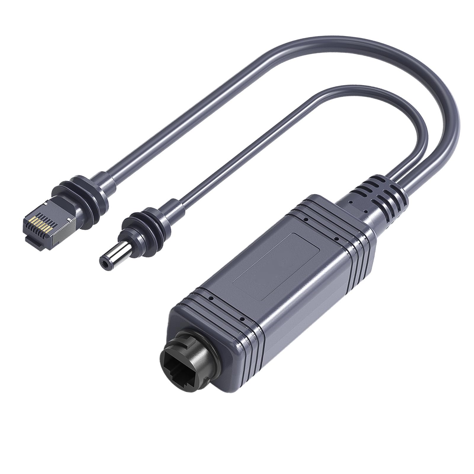 Gigabit Poe Ethernet Splitter, 1 na 2 Out, RJ45 1000 Mbps, Plug & Play, Obsługuje dostawę Mocy 100 W, odległość Transferu do 100 M dla Kamer Bezpieczeństwa, Telefonów VoIP i