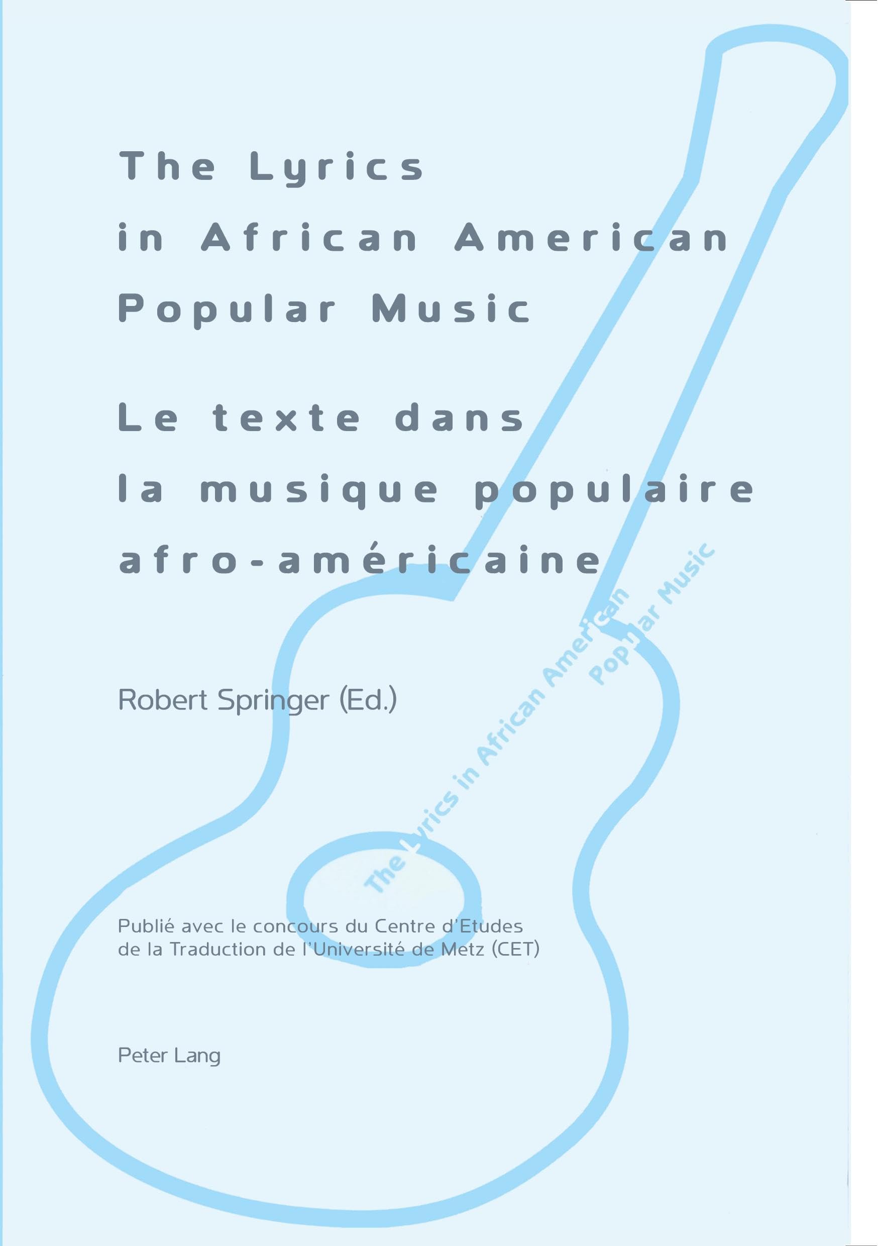 Lyrics In African American Popular Music Livre De Lecture Pour Passionnés De Jazz