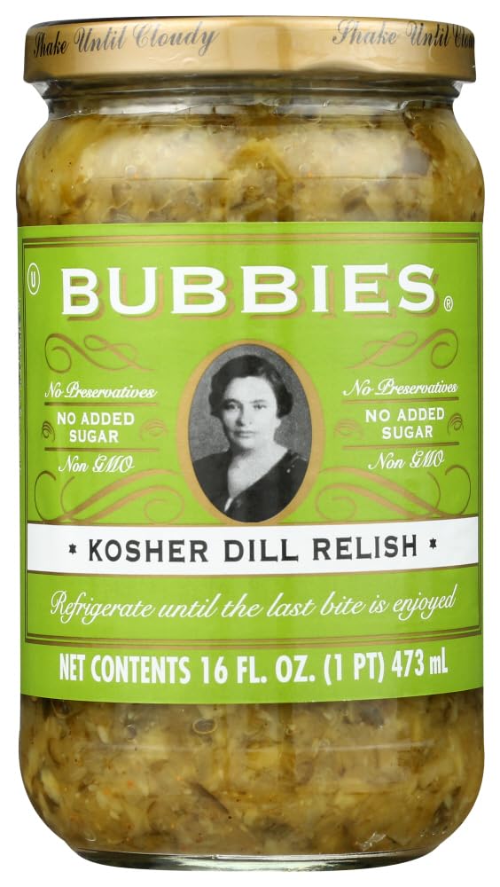 Bubbie's Kosher Dill Relish | 1 Jar | 16oz