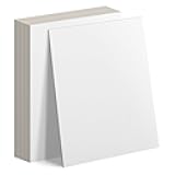 AUEAR, 20 Pack 8.5x11 Chipboard Sheet, 50pt Thick Bookboard, Scrapbooking Chipboard, Book Binders Board, Paper Board for Crafting Project (White)