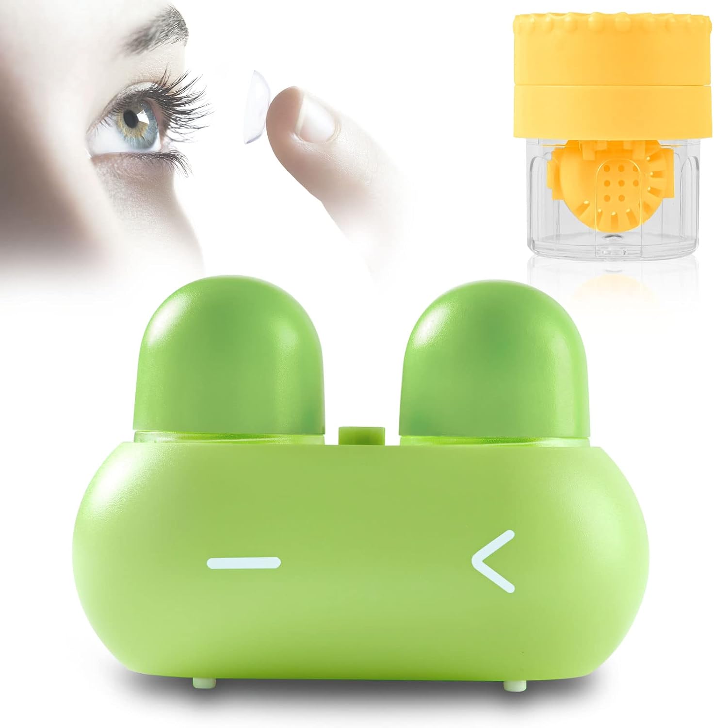 MLOHASING Contact Lens Cleaner Machine, Soft Contact Lenses