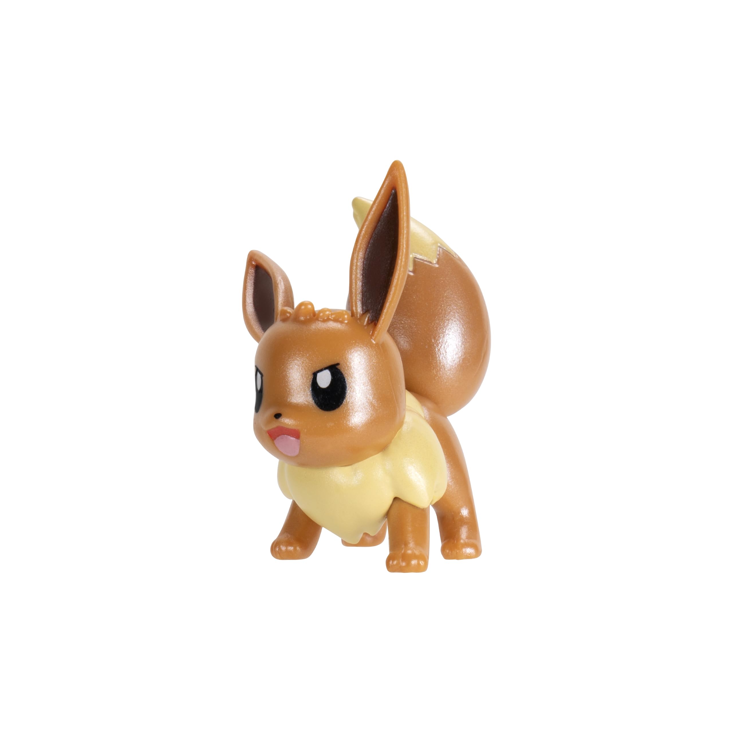 Pokémon Pack evolución Select - Incluye una Figura Eevee de 5 cm, además de Las Figuras de Batalla Leafeon, Glaceon y Sylveon de 7,5 cm, con Acabado Exclusivo