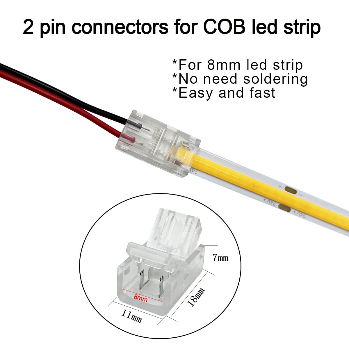 snapklik-hamrvl-8mm-cob-led-strip-lights-connectors-2-pin