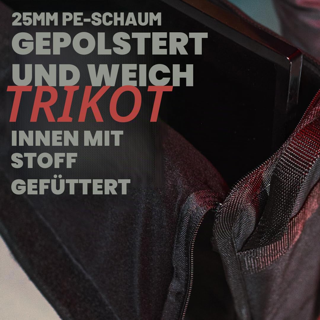 Gator Cases gepolsterte Nylon-Tragetasche für den Transport von LCD-Bildschirmen, Monitoren und Fernsehern zwischen 40"-45"; (G-LCD-TOTE-LG)
